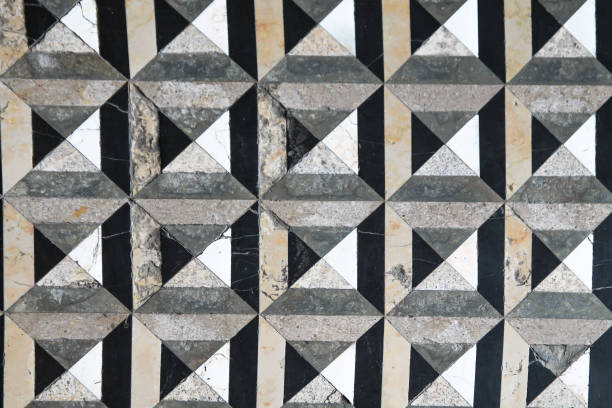 istock Abstract geometric background. The structure of decorative tiles and ceramics. 1096486176
