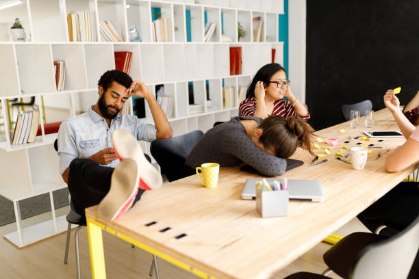 istock Tiring meeting in the office 1096494466