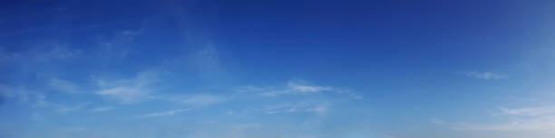 Panorama sky with cloud on a sunny day.