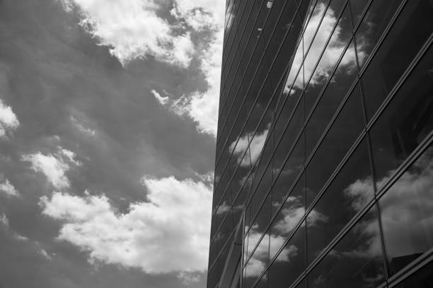 istock Dramatic sky, cloud and mirror of building 1096497082