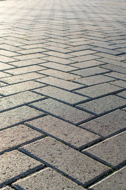istock Cubical stone pavement on the street 1096498690