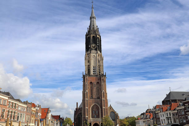 istock Church tower of Delft, Holland 1096498932