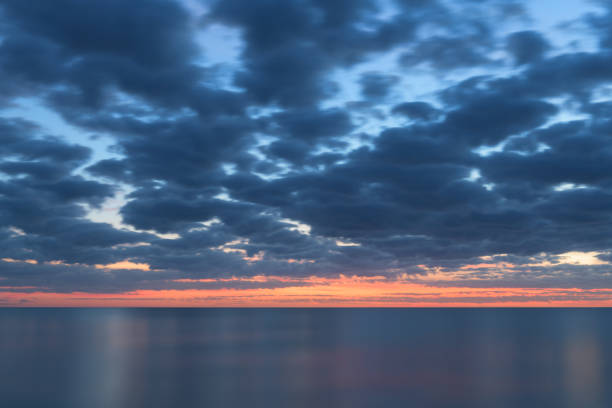 Twilight over the Gulf of Mexico from Naples Pier in Naples, Florida