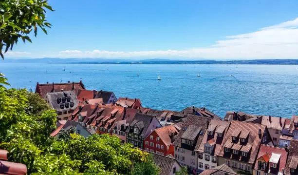 View of Lake Constance from Meersburg