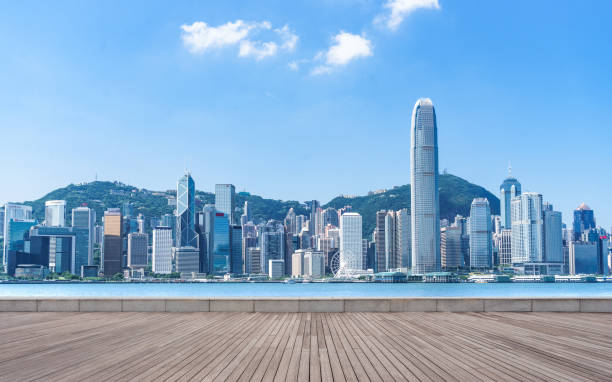 istock Advertising backplate, Hong Kong 1096517180