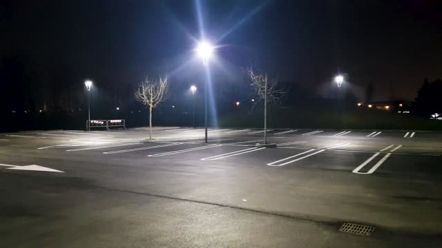 Night car parking