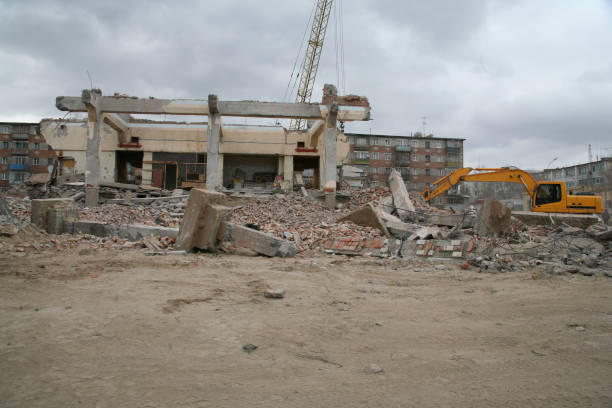 istock Demolition of the old cinema 1096524454