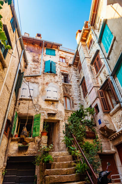 Beautiful city of Rovinj at Adriatic Sea in Croatia is a city in Croatia situated on the north Adriatic Sea.