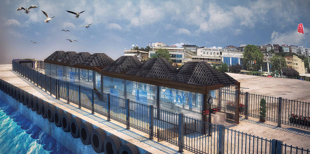 Bus Terminal Rendered 30+ 3d Render Bus Station Stock Photos, Pictures & Royalty-Free Images ...