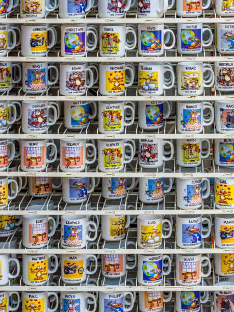 Mostviertel region of Austria on May 20, 2018; Souvenirs at a kiosk in the town of Mariazell