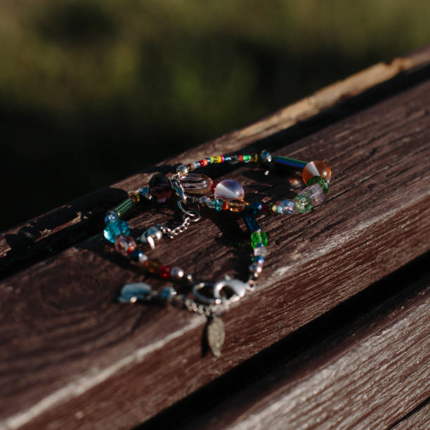istock Stone bracelet handmade.Semi-precious stones bracelet 1096560212
