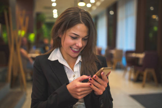 istock Business woman using phone 1096571062