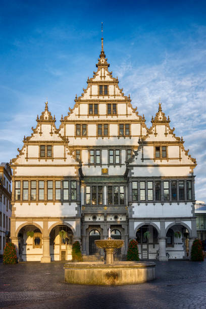 The City Hall of Paderborn Paderborn townhall, in Germany, constructed in 1611 paderborn photos stock pictures, royalty-free photos & images