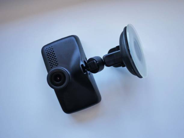 istock Video recorder to record the traffic situation while driving your car. It can be used both in cars and trucks. 1096578832