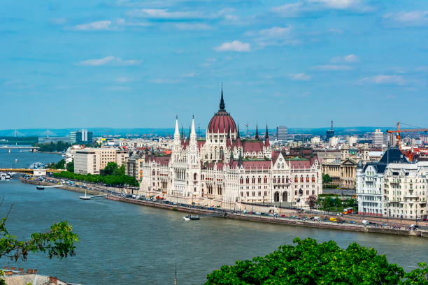 istock Hungarian parliament building in Budapest, Hungary 1096582944