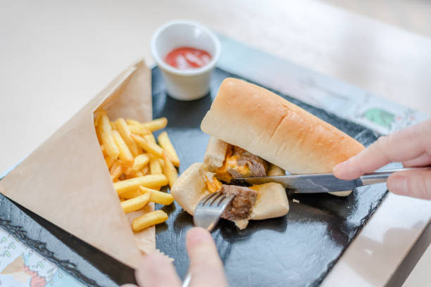 istock Kebab with french-fries 1096584718