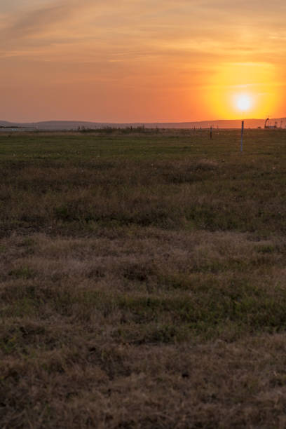 istock Sunset shot from the airport. 1096587146