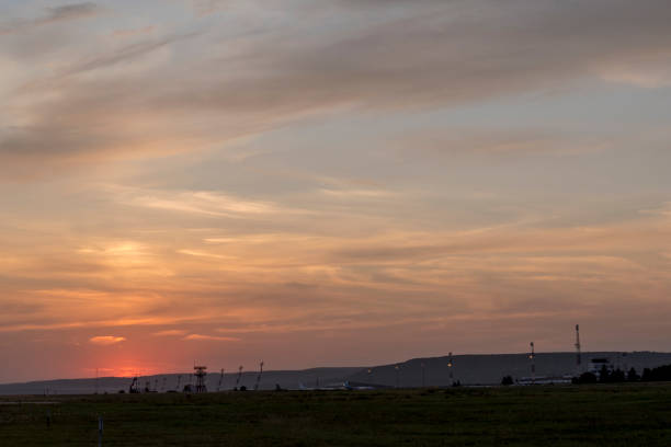 istock Sunset shot from the airport. 1096587194