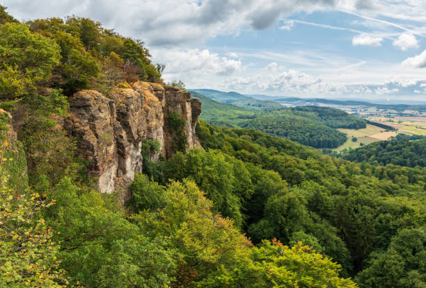 istock Sandstone rock formation Hohenstein in Germany 1096593570