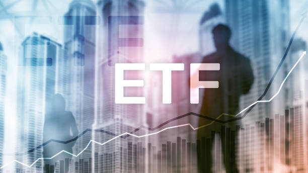 ETF - Exchange traded fund financial and trading tool. Business and investment concept ETF - Exchange traded fund financial and trading tool. Business and investment concept. exchange traded fund stock pictures, royalty-free photos & images