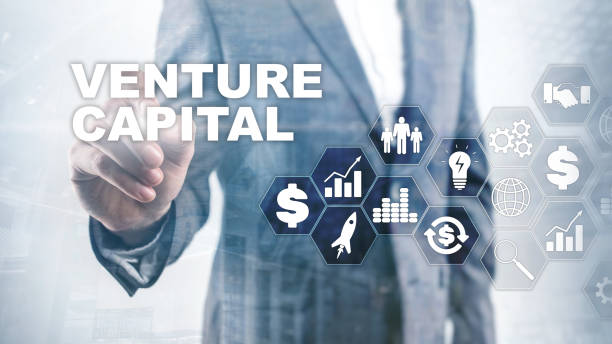 istock Venture Capital on Virtual Screen. Business, Technology, Internet and network concept. Abstract background. 1096596954