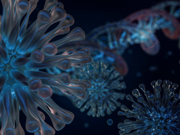 istock Abstract illustration of a virus body, bacteria, cell. 3D 1096617796