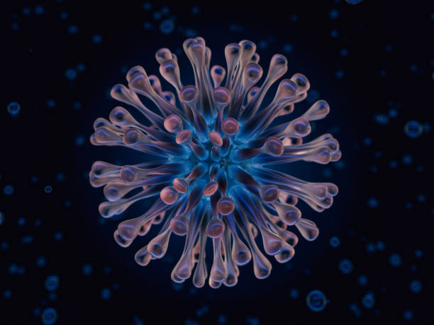 istock Abstract illustration of a virus body, bacteria, cell. 3D 1096617810