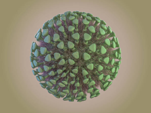 istock The virus in the body in the macro scale. 3D rendering 1096617820