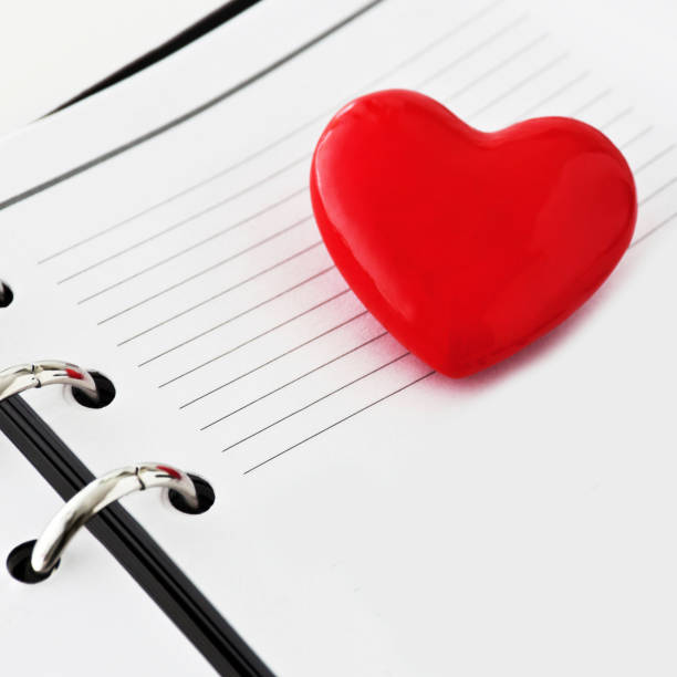 istock Heart and calendar background 1096621084