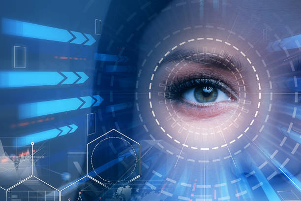 istock Woman face, blue hud 1096621644