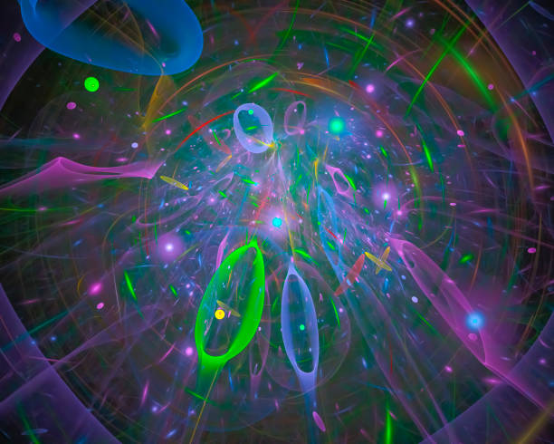 istock abstract digital fractal, fantasy design, party 1096635840