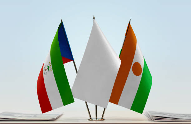 istock Flags of Equatorial Guinea and Niger 1096644984