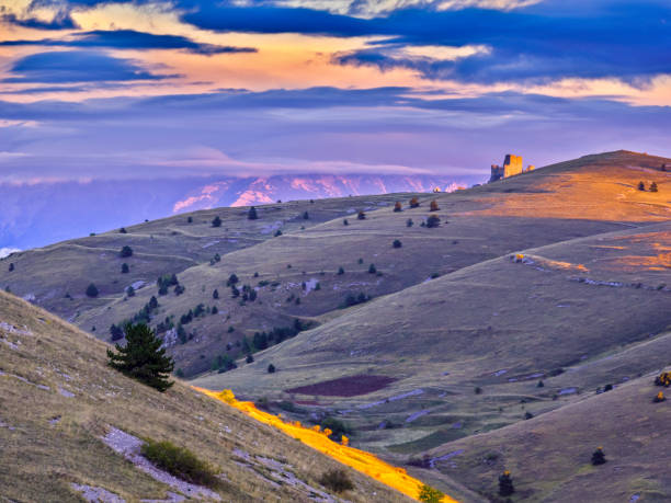 Photo of mountain top on beautiful day taken on Serbian mountain