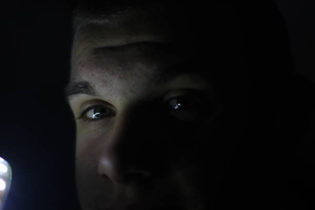 istock Green eye of young boy 1096684526