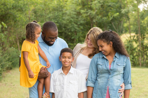 istock Portrait of a multi ethnic family. 1096706834