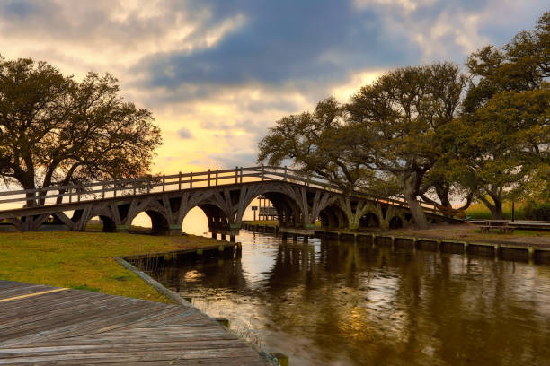 istock The footbridge in the Outer Banks 1096708970