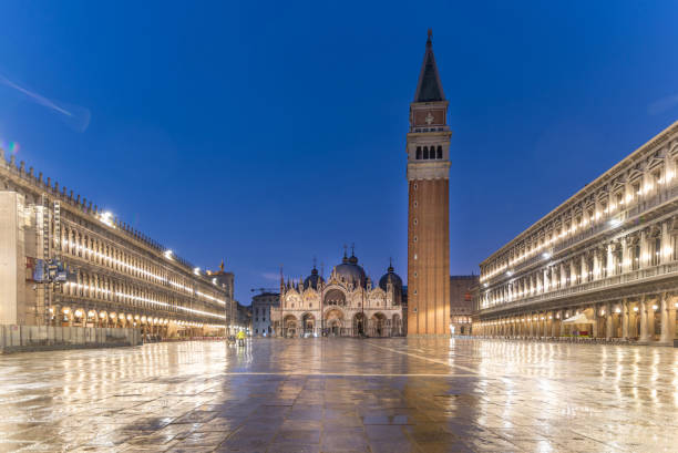 istock St.Marks Square early in the morning in the rain 1096710822