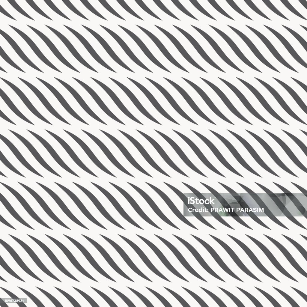 Ripple Pattern Repeating Wavy Graphic Linear Waves Stock Illustration ...