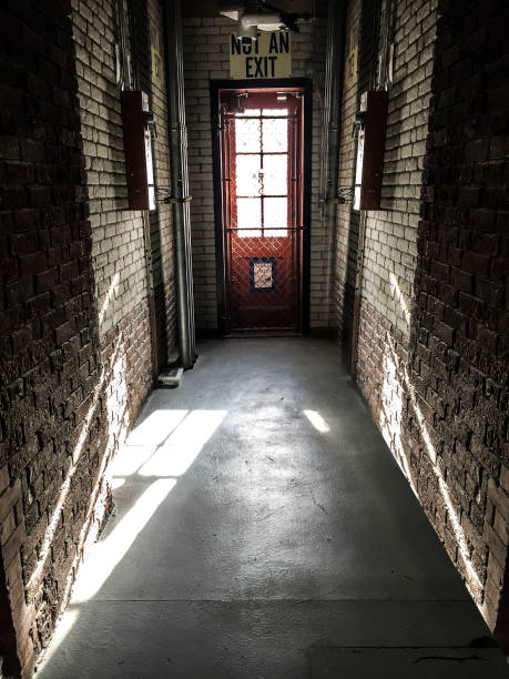 istock door at the end of a hallway 1096740590