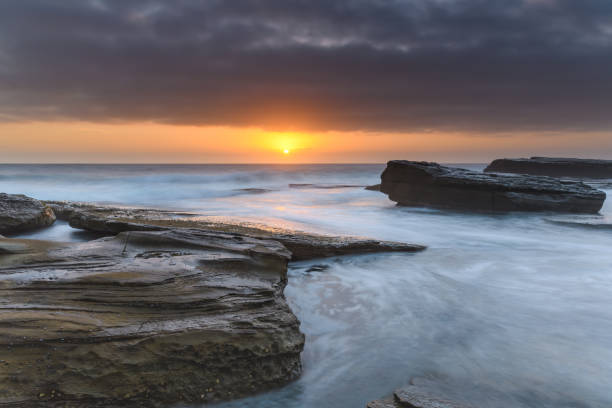 istock An Atmospheric Sunrise Seascape 1096744540
