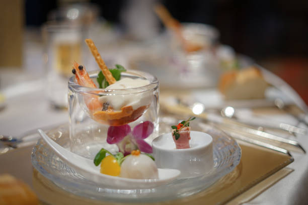 Meal of the wedding reception