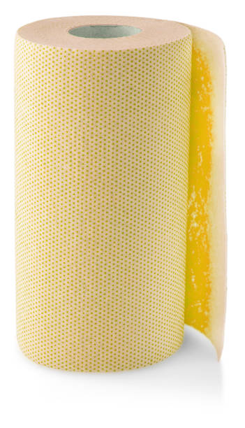 istock The roll of yellow colored wrapping foil isolated on white 1096754944