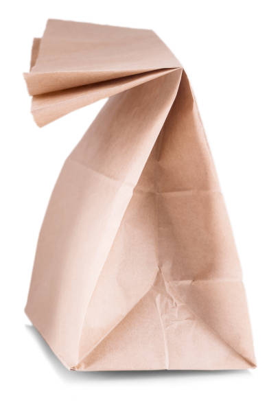 istock paper kraft shopping bag isolated on white background with clipping path 1096756124
