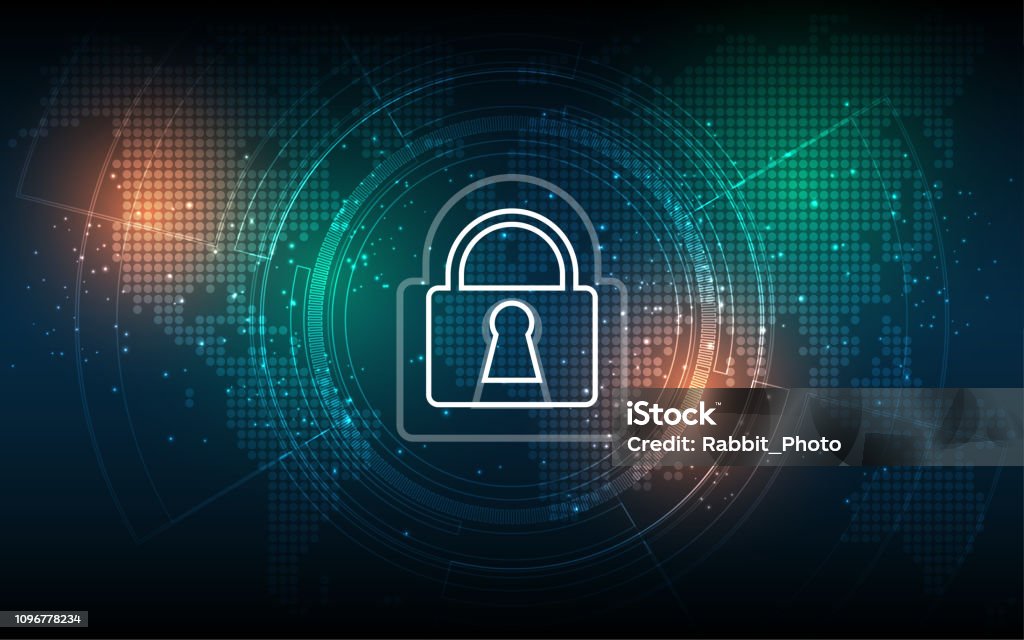 Cyber Security Abstract Image Security Cyber Digital Concept Abstract Technology Background Protect ...