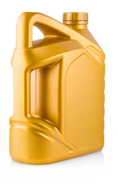 istock Yellow plastic gallon, jerry can  isolated on a white background 1096781630