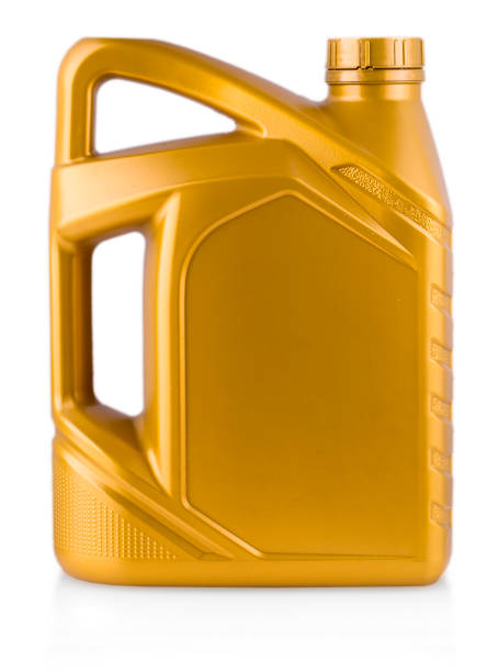 istock Yellow plastic gallon, jerry can  isolated on a white background 1096781632