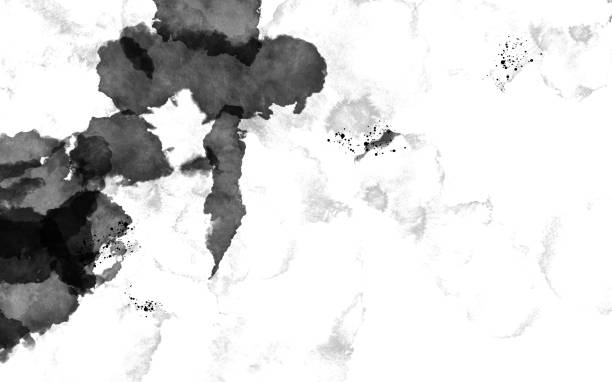 istock grunge ink splash splatter brush dots isolated on white illustration background 1096794508