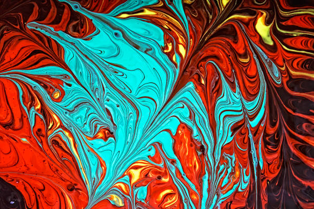 istock Abstract background - colorful background from mixed oil paints 1096796782