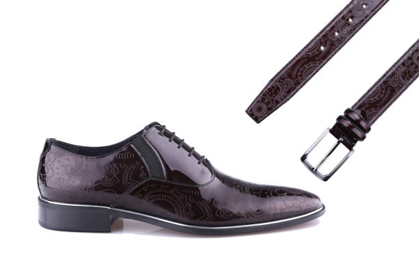 istock Shoes Belt Leather Classic Wedding 1096801896