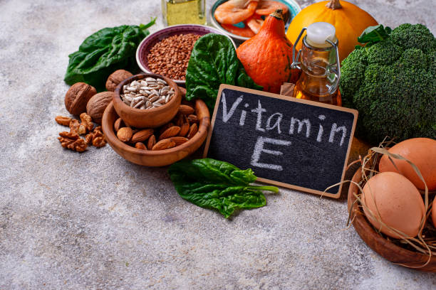 istock Assortment food sources of vitamin E 1096803586